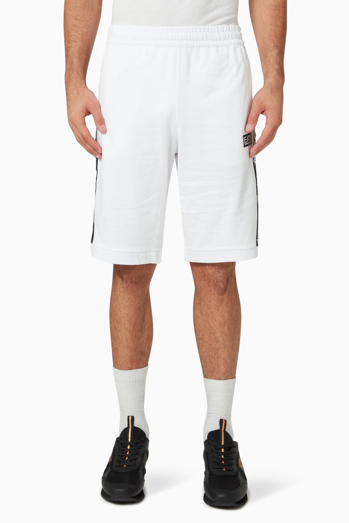 

Logo Shorts in Cotton, White