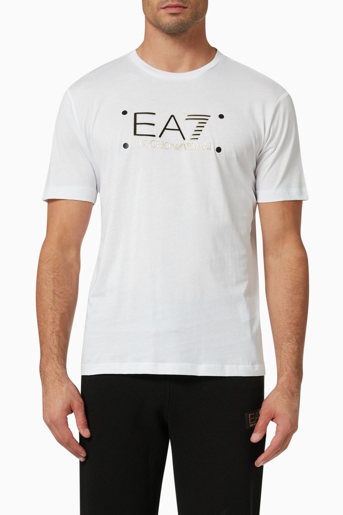 

Logo T-shirt in Cotton Jersey, White