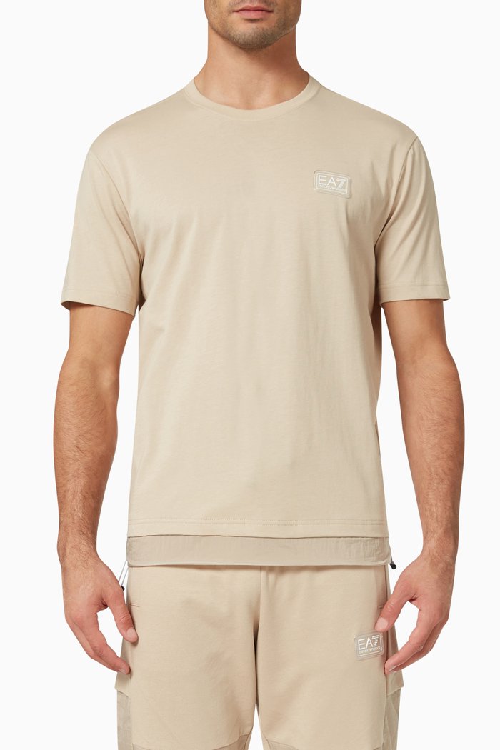 

Logo T-shirt in Cotton Jersey, White