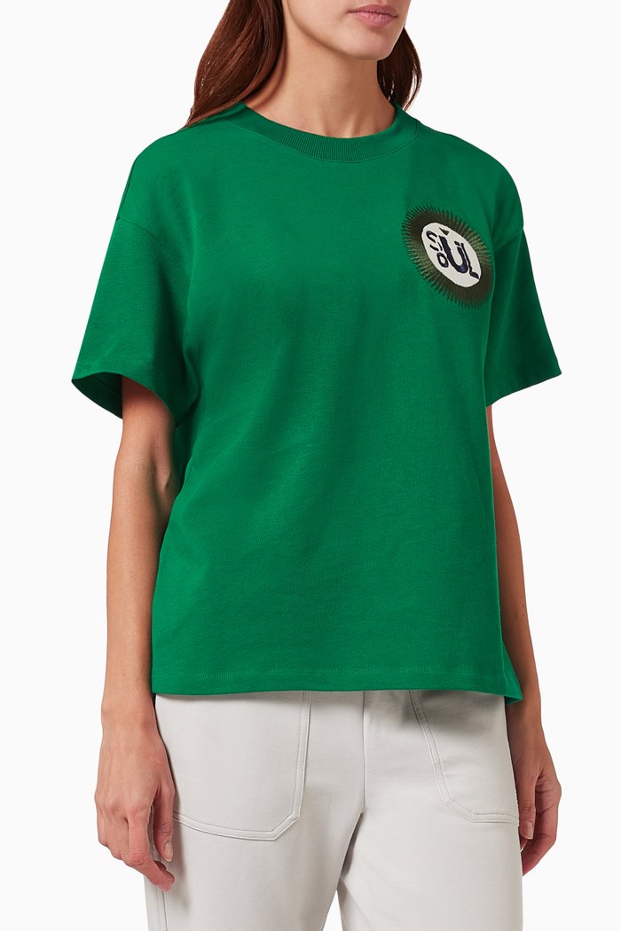 

EA Sustainable Capsule Collection T-shirt in Cotton, Green