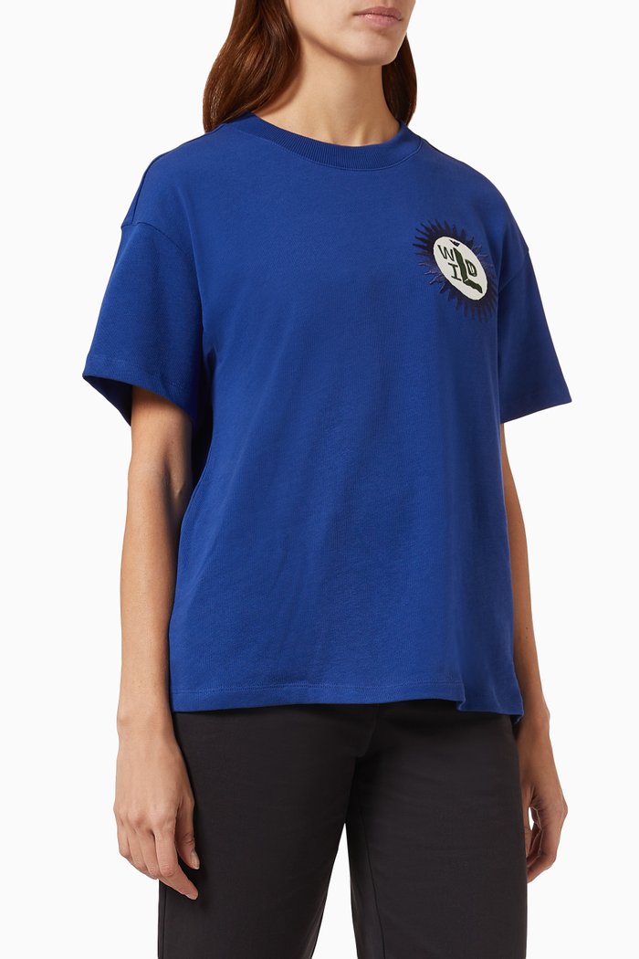 

EA Sustainable Capsule Collection T-shirt in Cotton, Blue