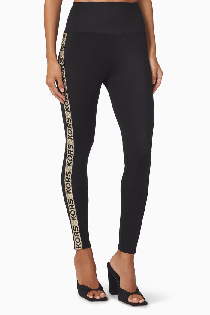 

Logo-tape Leggings in Stretch-nylon, Multicolour