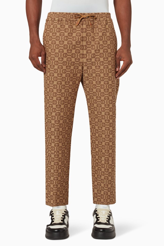 

Horsebit Pants in Jacquard, Neutral