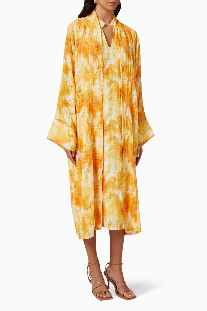 

Printed Kimono Set of 2, Yellow