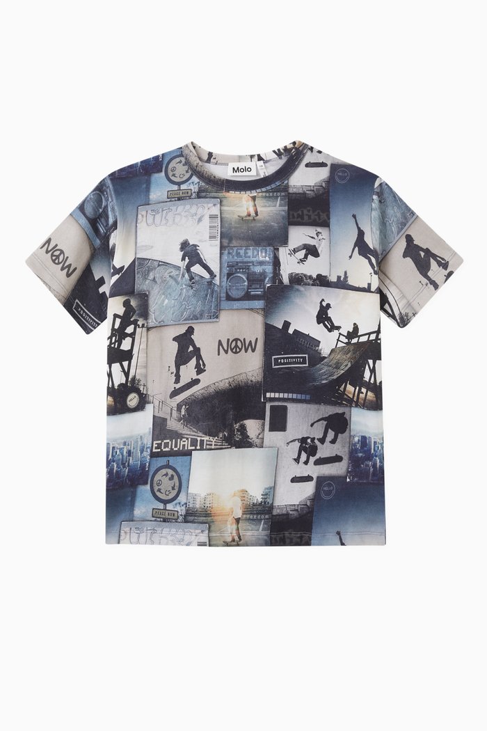 

Riley T-shirt in Organic Cotton, Multicolour