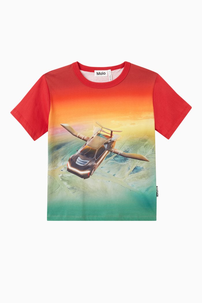 

Riley T-shirt in Organic Cotton, Red