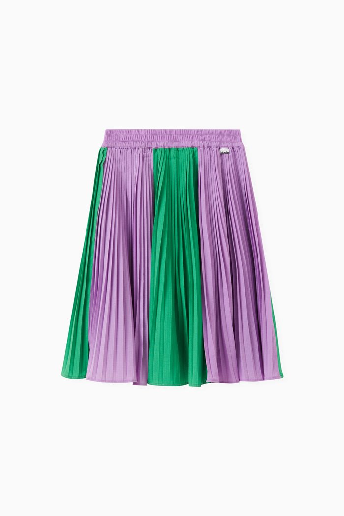 

Bess Pleated Skirt in Polyester, Multicolour