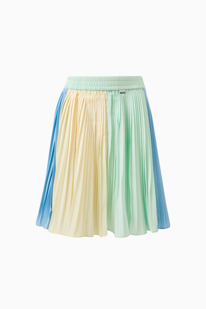 

Bess Pleated Skirt in Polyester, Multicolour