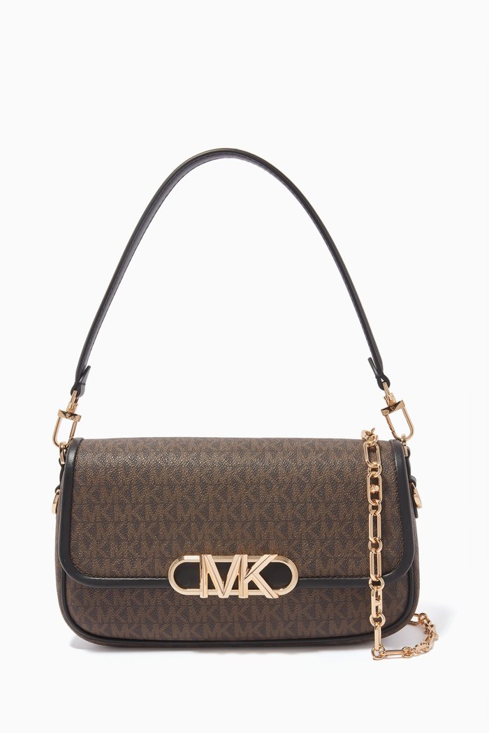 

Medium Parker Convertible Pouchette in Signature Monogram Canvas, Multicolour