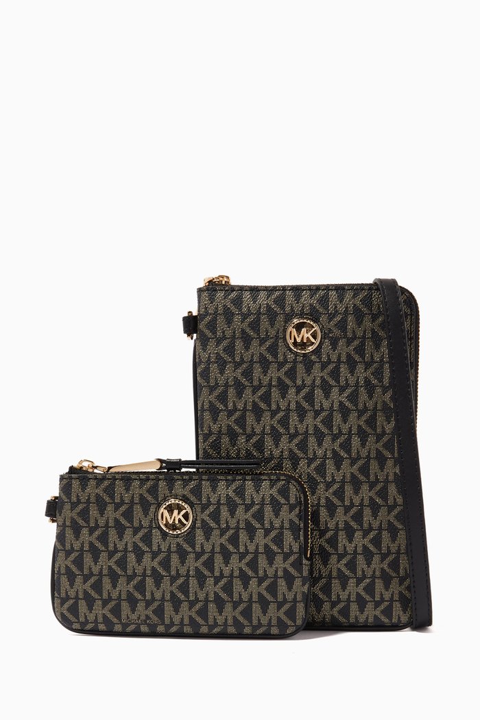 

Medium Heritage Lanyard Pouch in Signature Monogram Canvas, Multicolour