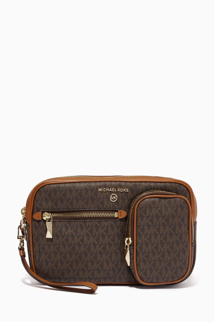 

Jet Set Travel Pouch in Signature Monogram Canvas, Multicolour
