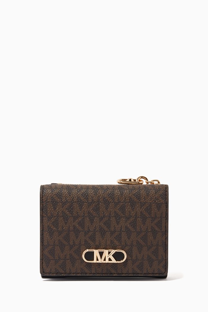 

Parker Tri-fold Wallet in Signature Monogram Canvas, Multicolour