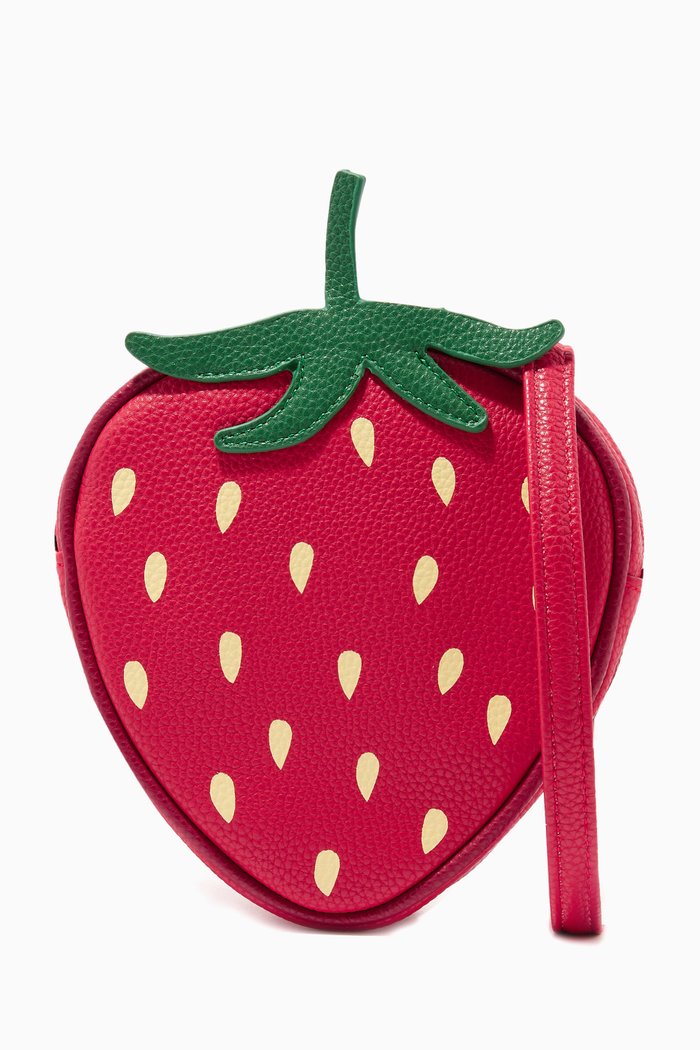 

Strawberry Bag in Polyurethane, Red