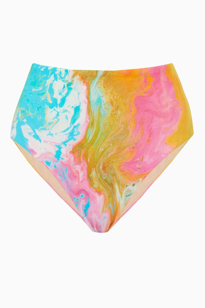 

Irving High-waisted Bikini Bottom, Multicolour