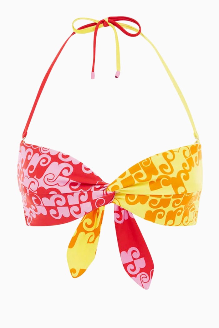 

Louis Twist Bandeau Bikini Top, Multicolour