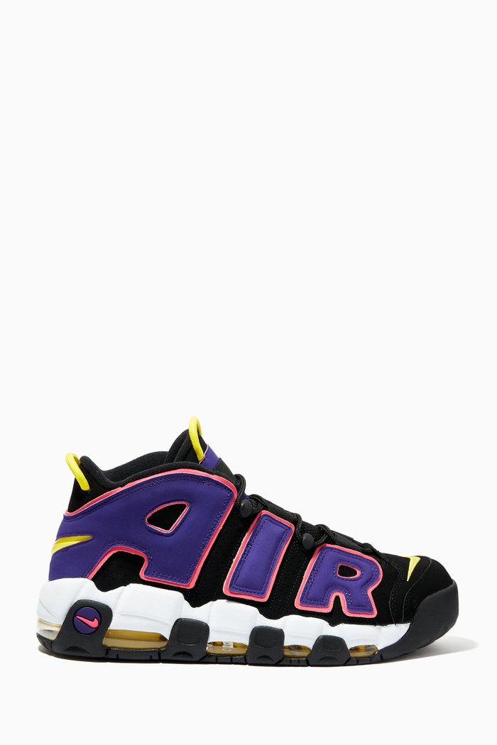 

Air More Uptempo '96 Sneakers in Suede, Black