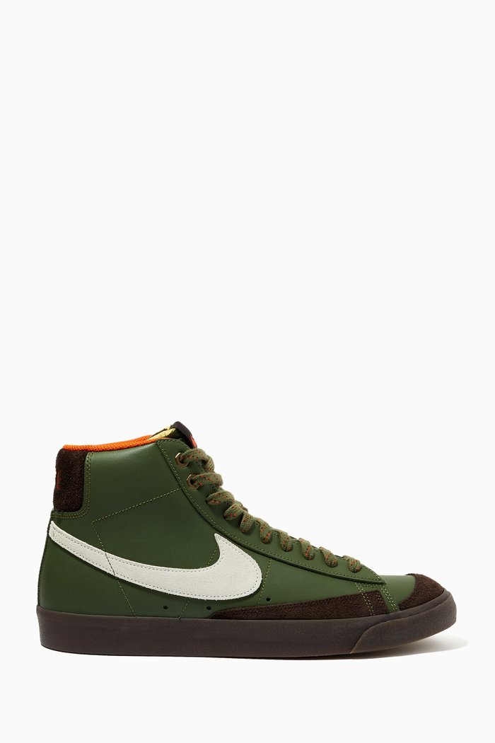 

Blazer Mid '77 Vintage Sneakers in Leather, Green