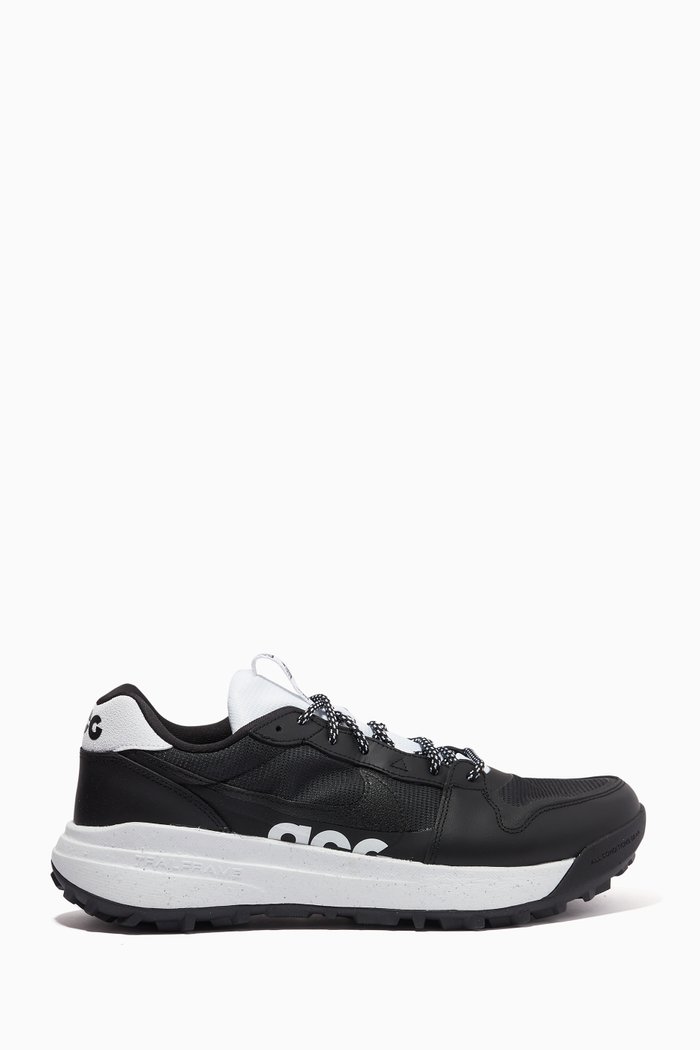 

ACG Lowcate Sneakers in Knit Textile, Black