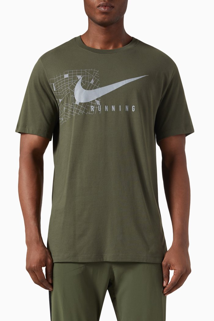 

Dri-FIT Run Division DFC T-shirt in Cotton-blend, Green