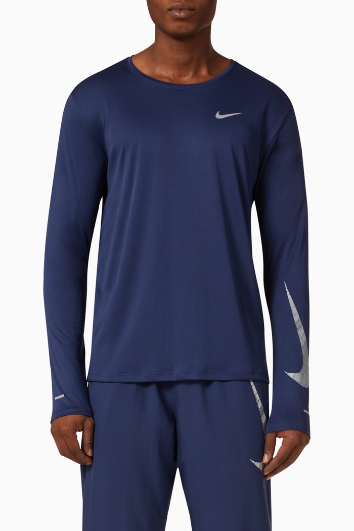 

Dri-FIT Run Division T-Shirt in Nylon, Blue