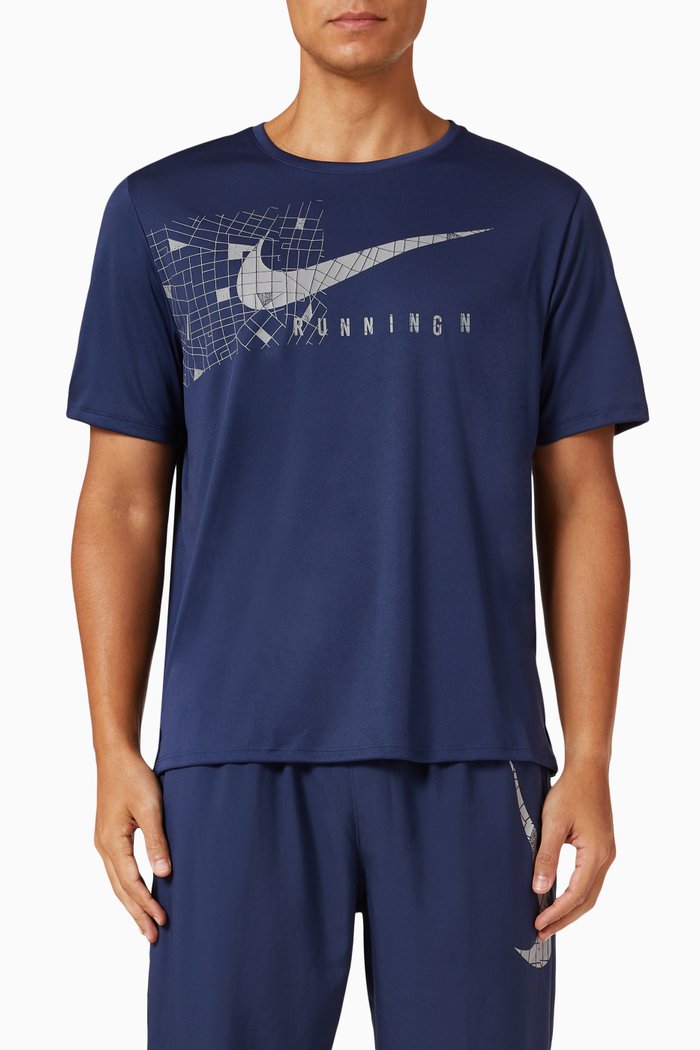 

Dri-FIT Run Division DFC T-shirt in Cotton-blend, Blue