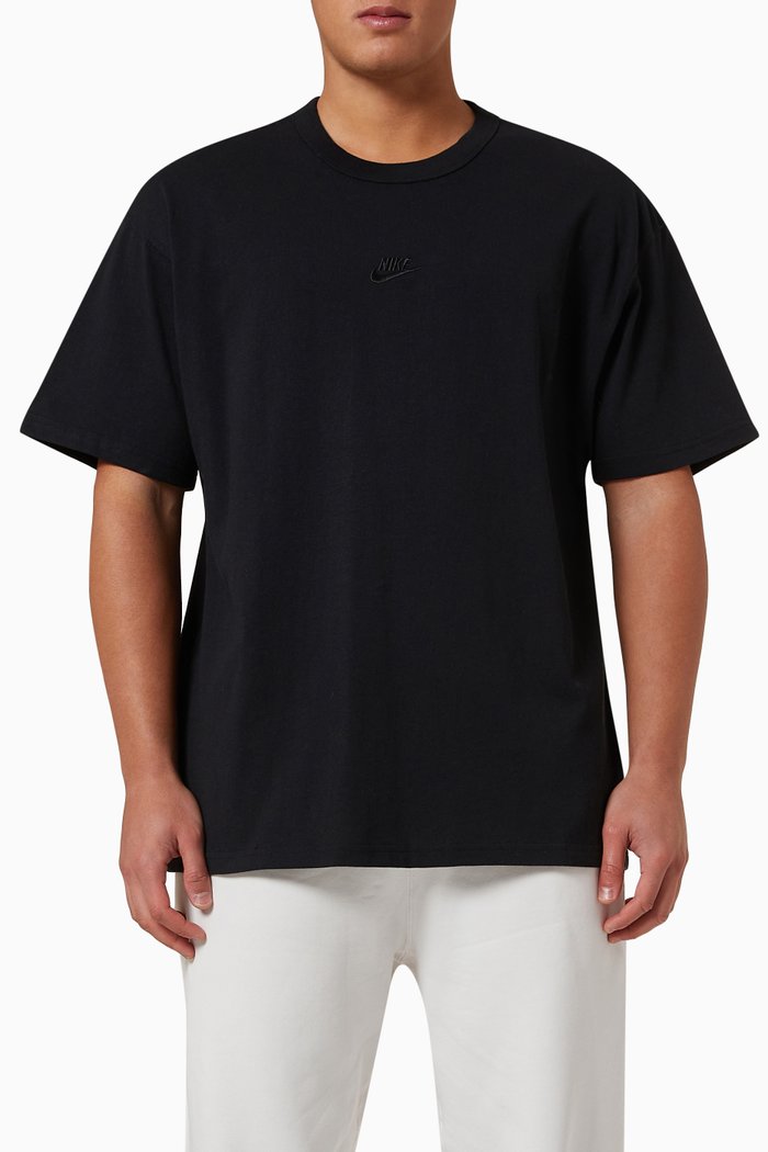 

Sportswear Premium Essentials T-shirt in Cotton, Black