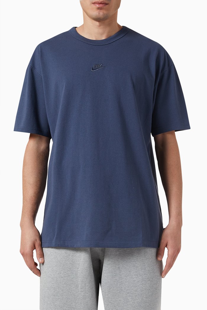 

Sportswear Premium Essentials T-shirt in Cotton, Blue