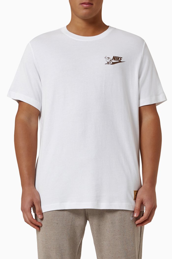 

Sportswear Graphic T-shirt in Cotton-jersey, White