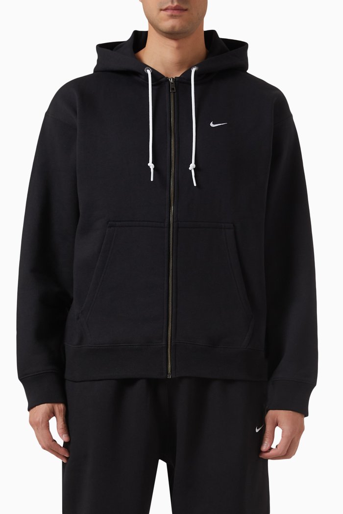 

Logo Hoodie in Fleece, Black