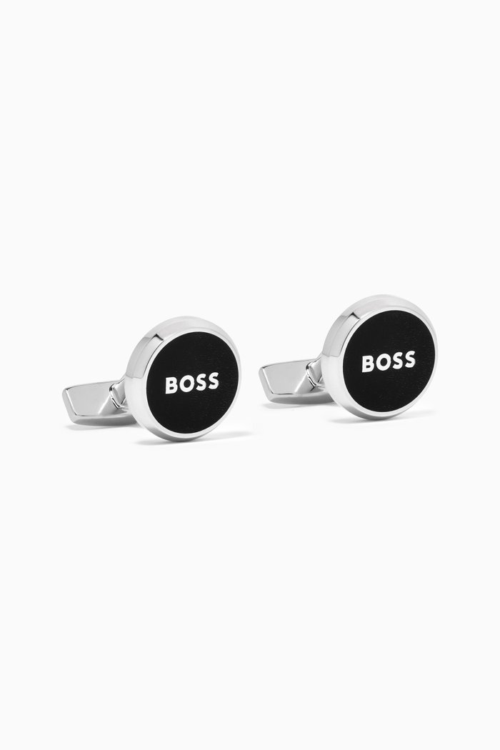 

Andy Cufflinks in Metal, Black