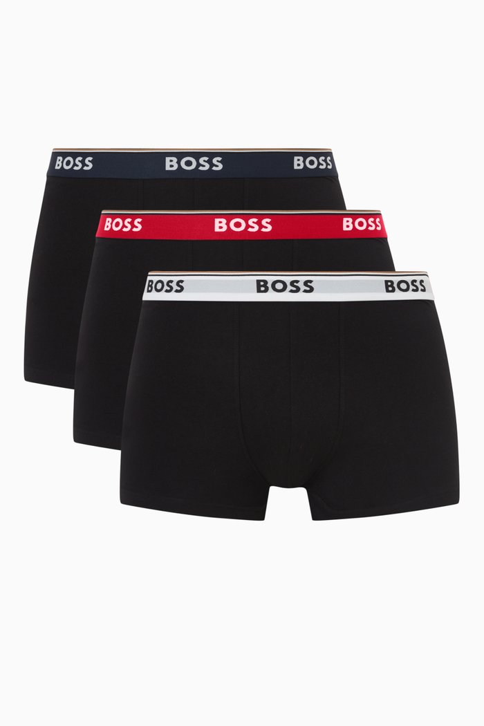 

Trunks in Cotton-jersey, Set of 3, Black