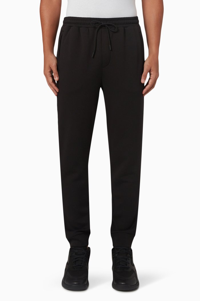 Hadiko Diamond Sweatpants in Cotton, Black