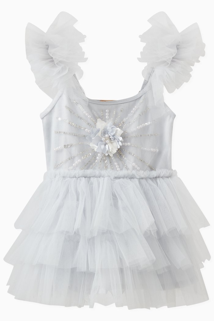 

Bébé Starry Sky Tutu Dress, Silver