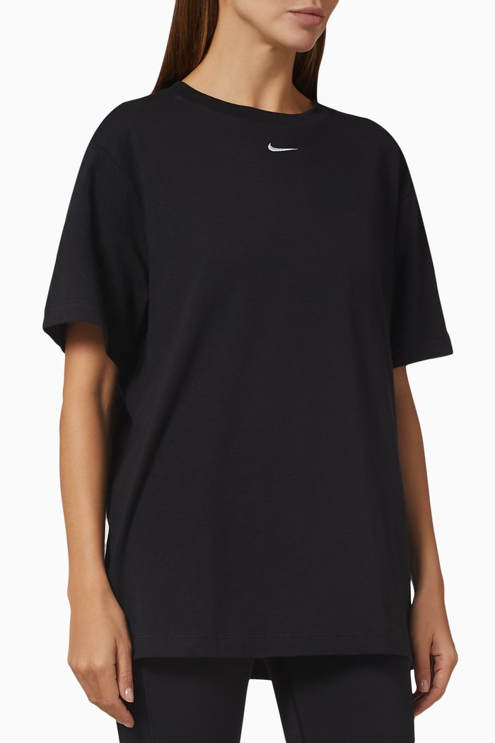 

Logo Essential T-shirt in Organic Cotton, Black