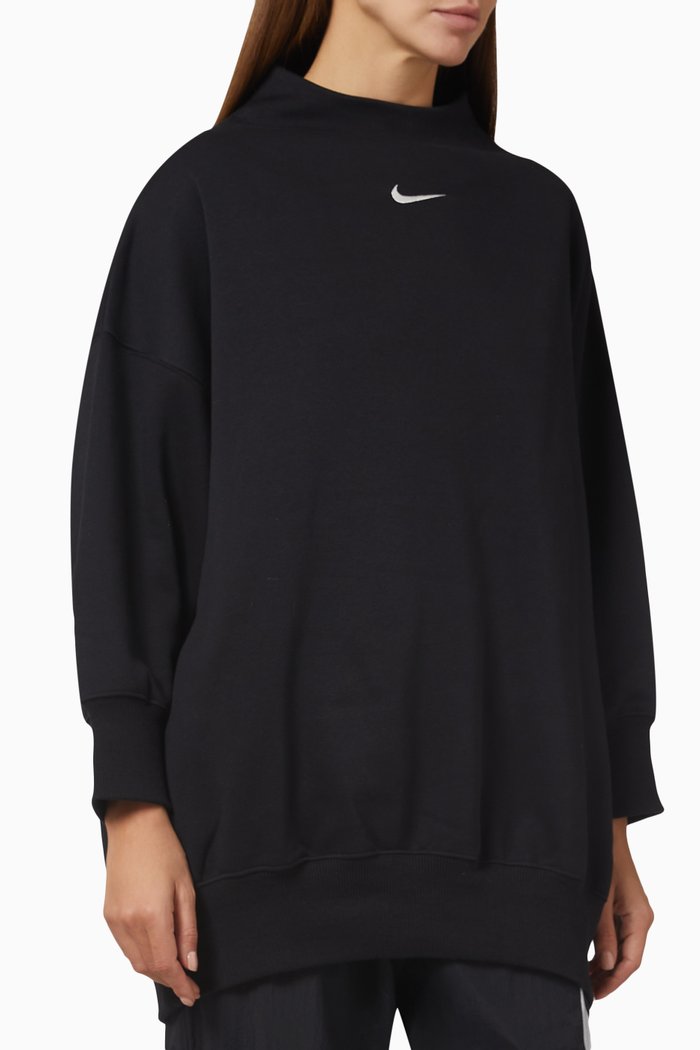 

Logo Sweatshirt in Phoenix Fleece, Black