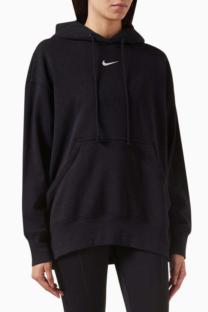 

Logo Hoodie in Phoenix Fleece, Black