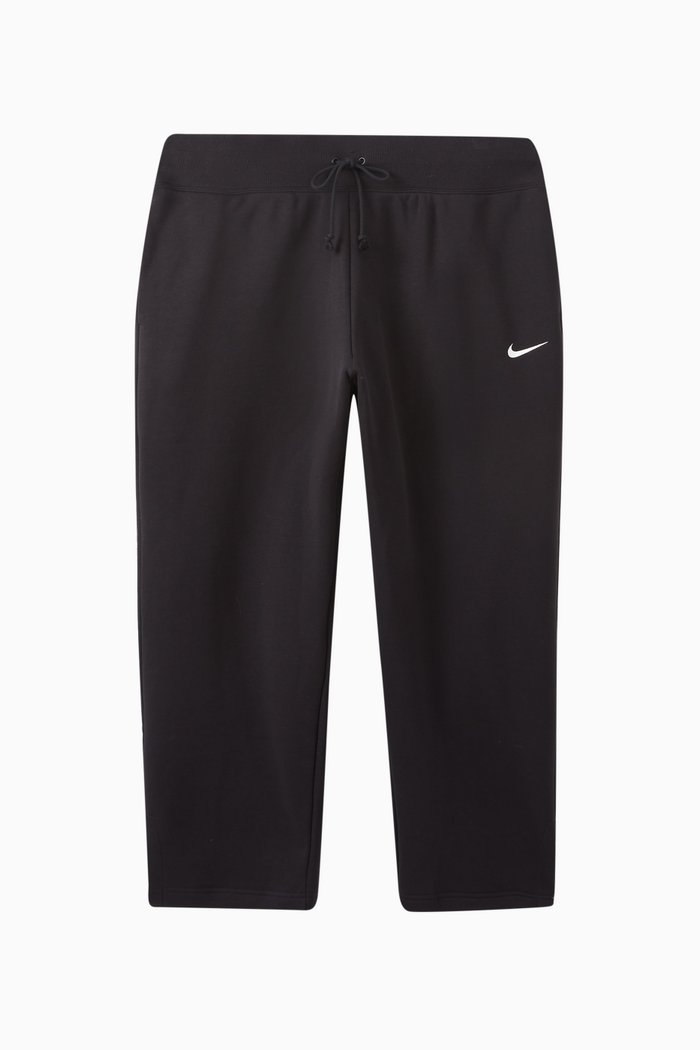 

Phoenix Fleece Plus Size Track Pants in Cotton, Black