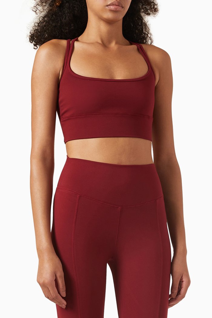 

Sports Bra in Softskin100©, Burgundy