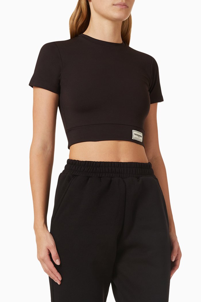 

Crop Top in Softskin100©, Black