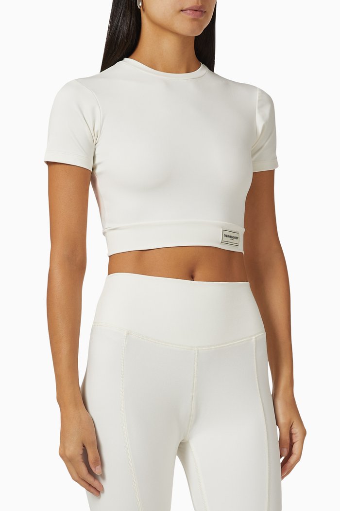 Crop Top in Softskin100©, Neutral