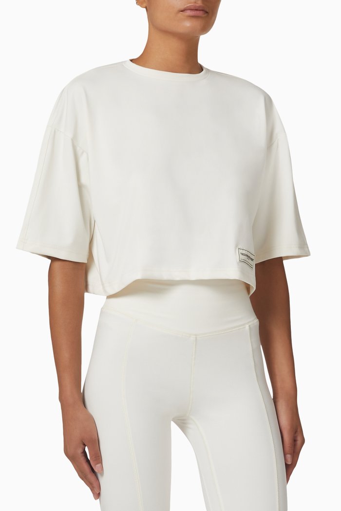 

Boxy-fit T-shirt in SOFTSKIN100©, Neutral