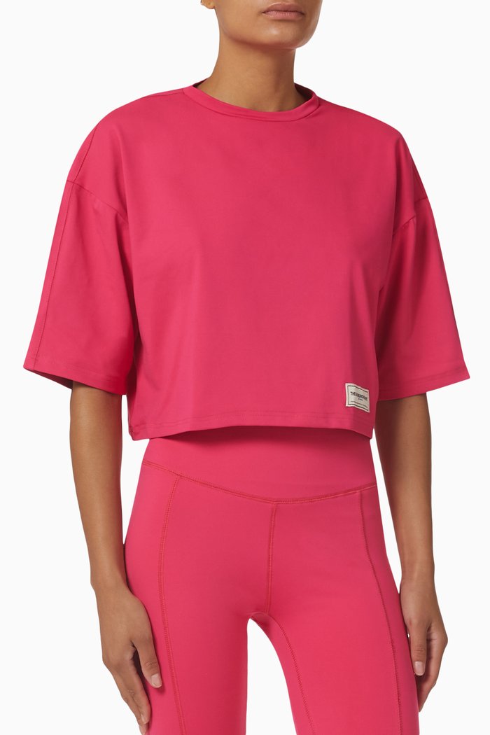 

Boxy-fit T-shirt in SOFTSKIN100©, Pink