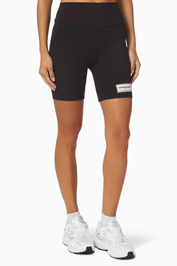 

Biker Shorts in Recycled Blend, Black