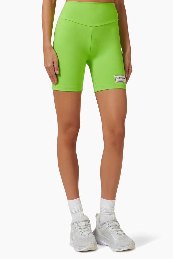 

Biker Shorts in Recycled Blend, Green