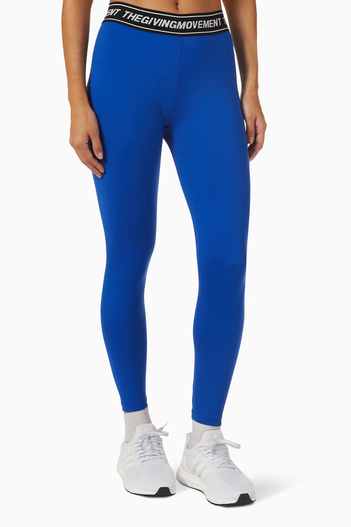 

Leggings 24" in Softskin100©, Blue