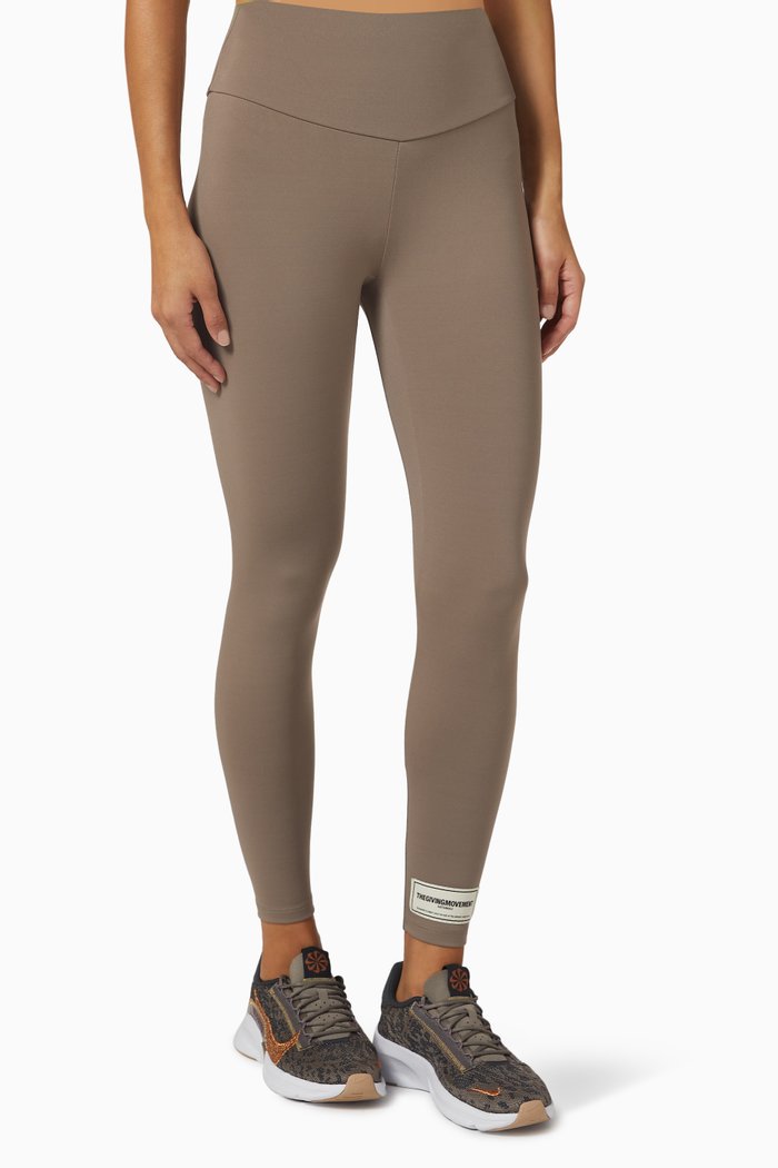 

Leggings 24" in Recycled Blend, Brown