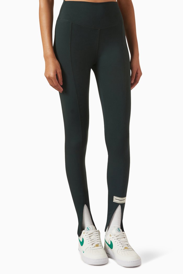 

Seam Split Leggings 28" in Recycled Blend, Green