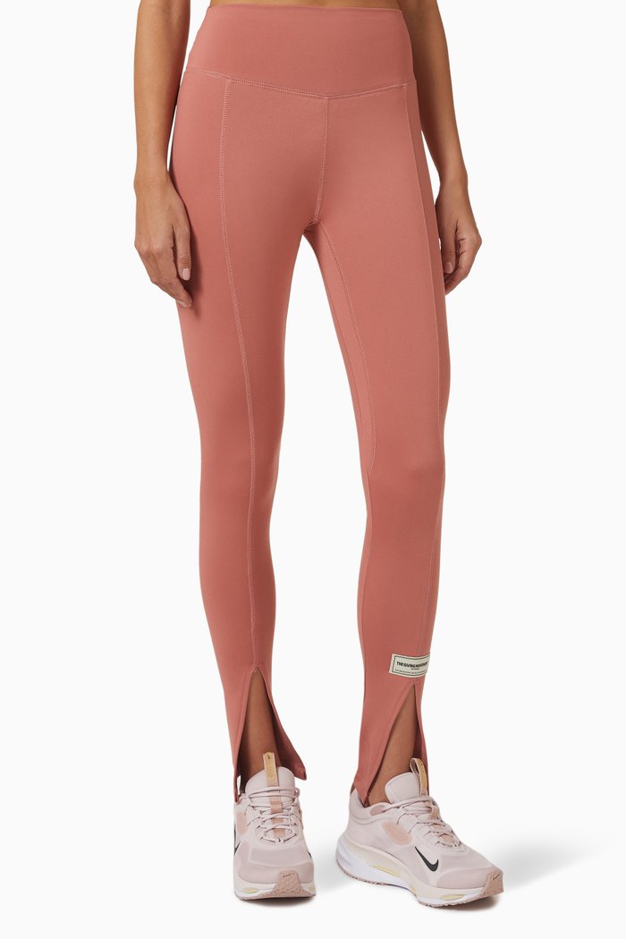 

Seam Split Leggings 28" in Recycled Blend, Pink