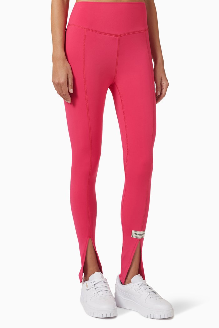 Seam Split Leggings 28" in Recycled Blend, Pink