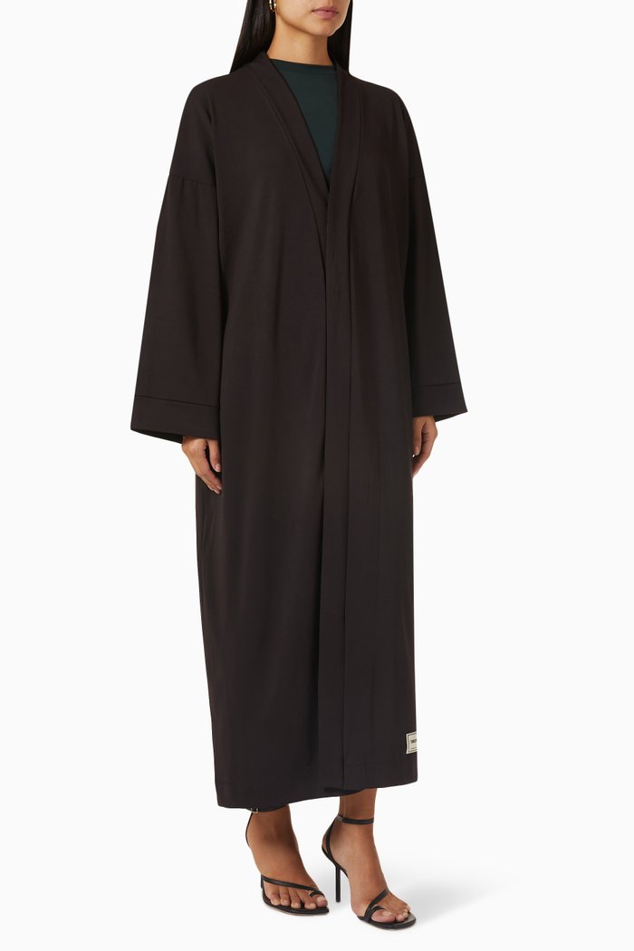 

Modest Abaya in Light Softskin100©, Black
